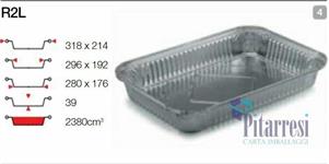 CONTENITORI ALLUMINIO R2L (PZ.50)6P