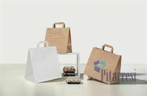 SHOPP.DI CARTA TAKEAWAY BIANCO 27X29