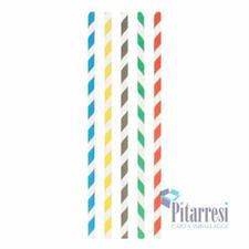 CANNUCCE DI CARTA COLORATE CM21(250)