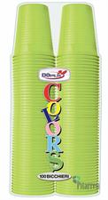 BICCHIERI DOPLA VERDE ACIDO (PZ.100)