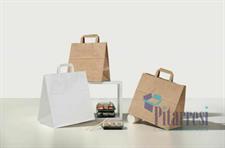 SHOPP.DI CARTA TAKEAWAY BIANCO 32X34
