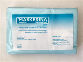 MASCHERINA MONOUSO CHIRURGICA TIPO II (PZ.30)