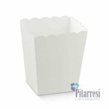 VASO BIANCO 70X70X110mm (pz.10)