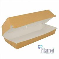 SCATOLE PANINI AVANA 26X12X7 (50)