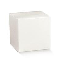 SCATOLA PIEGHEVOLE FIBRA BIANCO     100X100X100(PZ.10)