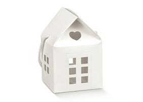 CASETTA C/CORDINI FIB.BIANCA PICCOLA